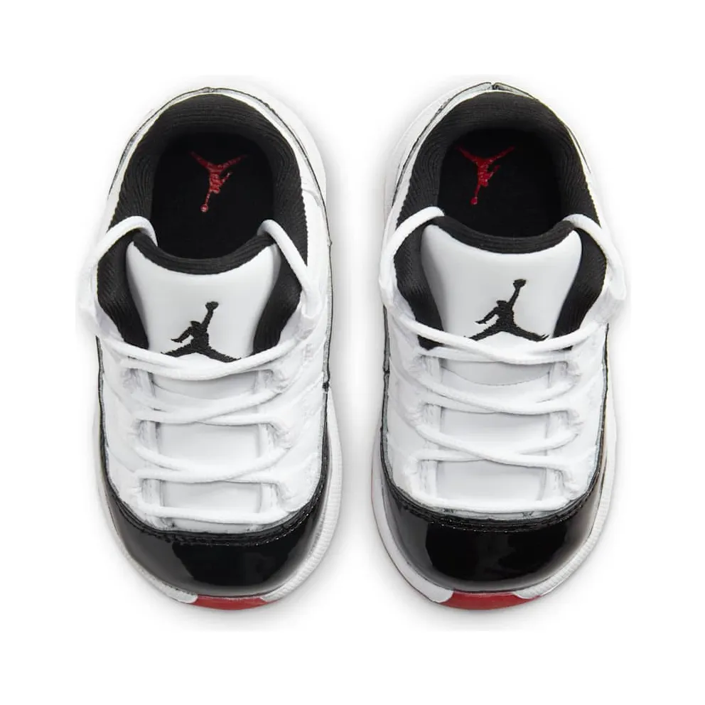 Air Jordan Nike AJ XI 11 Low Suede ‘White Bred’ (TD) (2020) (505836-160)