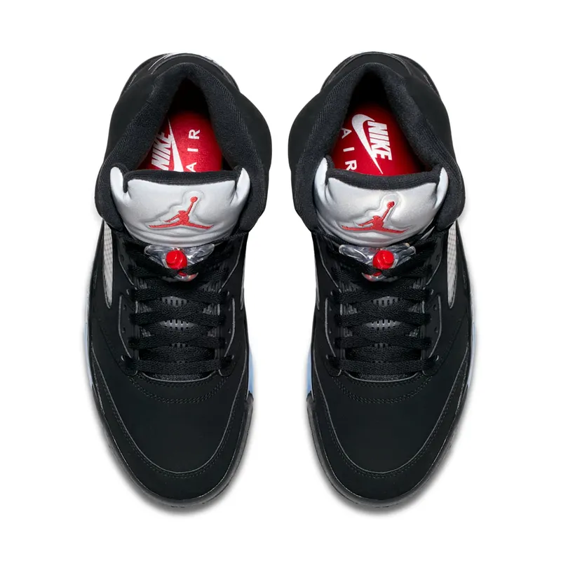 Air Jordan Nike AJ 5 V Retro Black Metallic (2016) (845035-003)