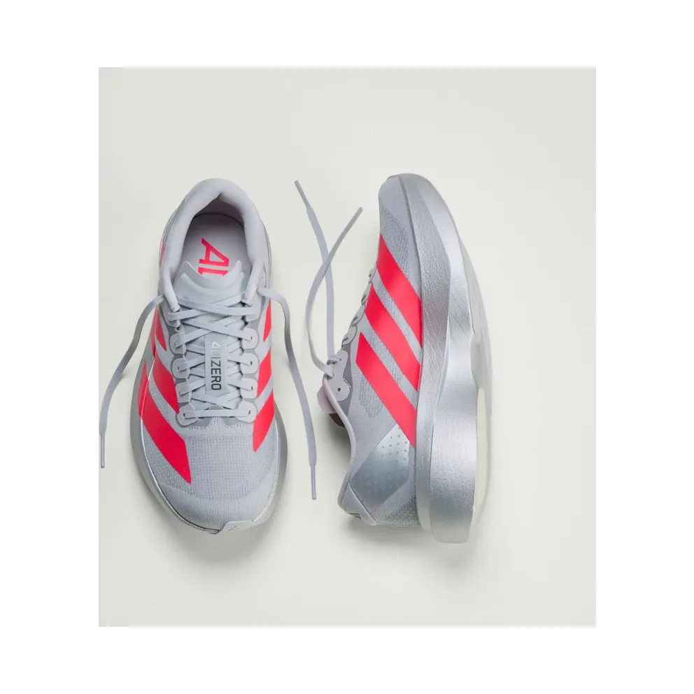 Adidas Adizero EVO SL Silver Metallic / Lucid Red / Iron Metallic (KI3383)