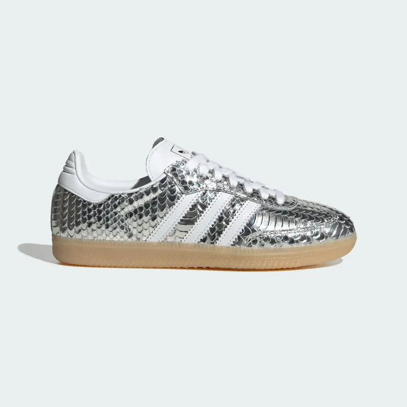 Adidas Samba Slangenprint Silver Metallic (IH9016)