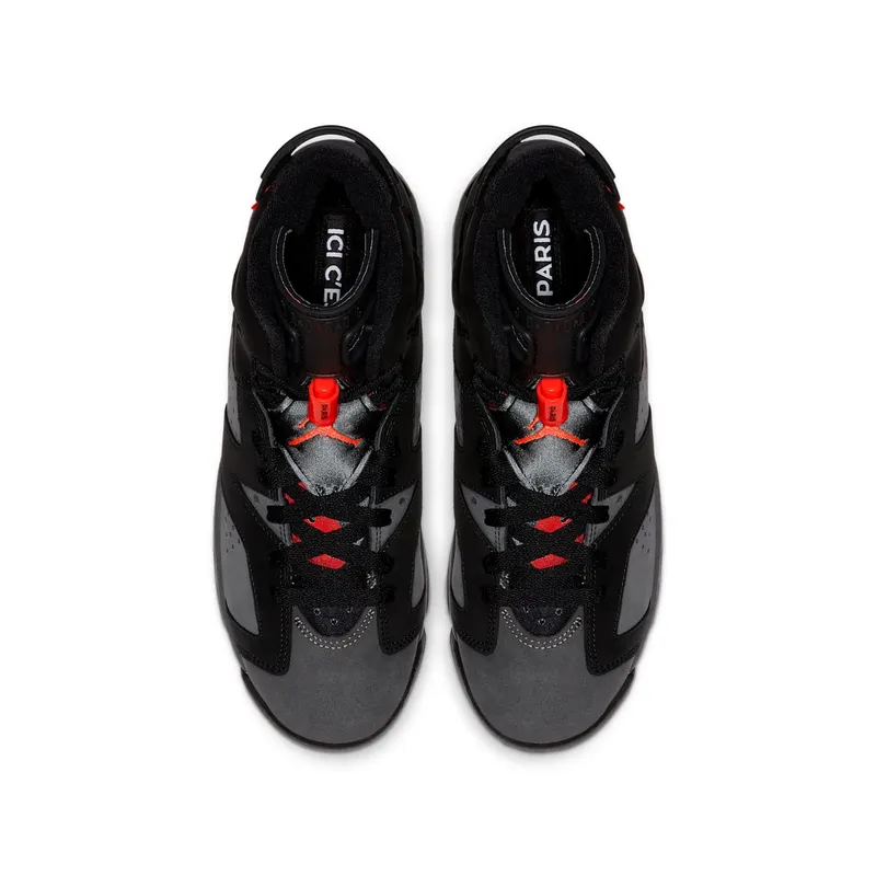 Jordan 6 Retro PSG Paris Saint-Germain (GS) Iron Grey/Infrared 23-Black (CN1078-001)