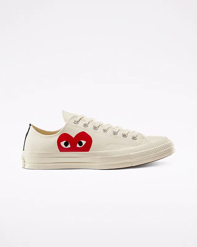 Converse x Comme des Garcons CDG Chuck Taylor Low Cream White (150207C)
