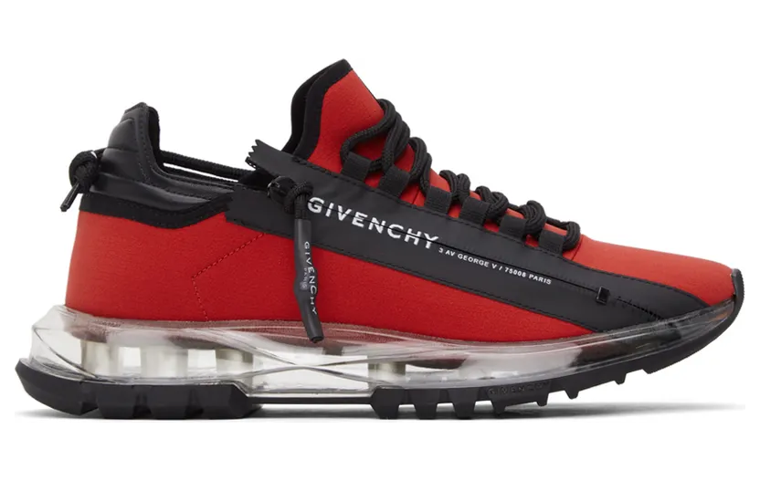 Givenchy Red Spectre Zip Low Sneakers (BH003MH0TP)