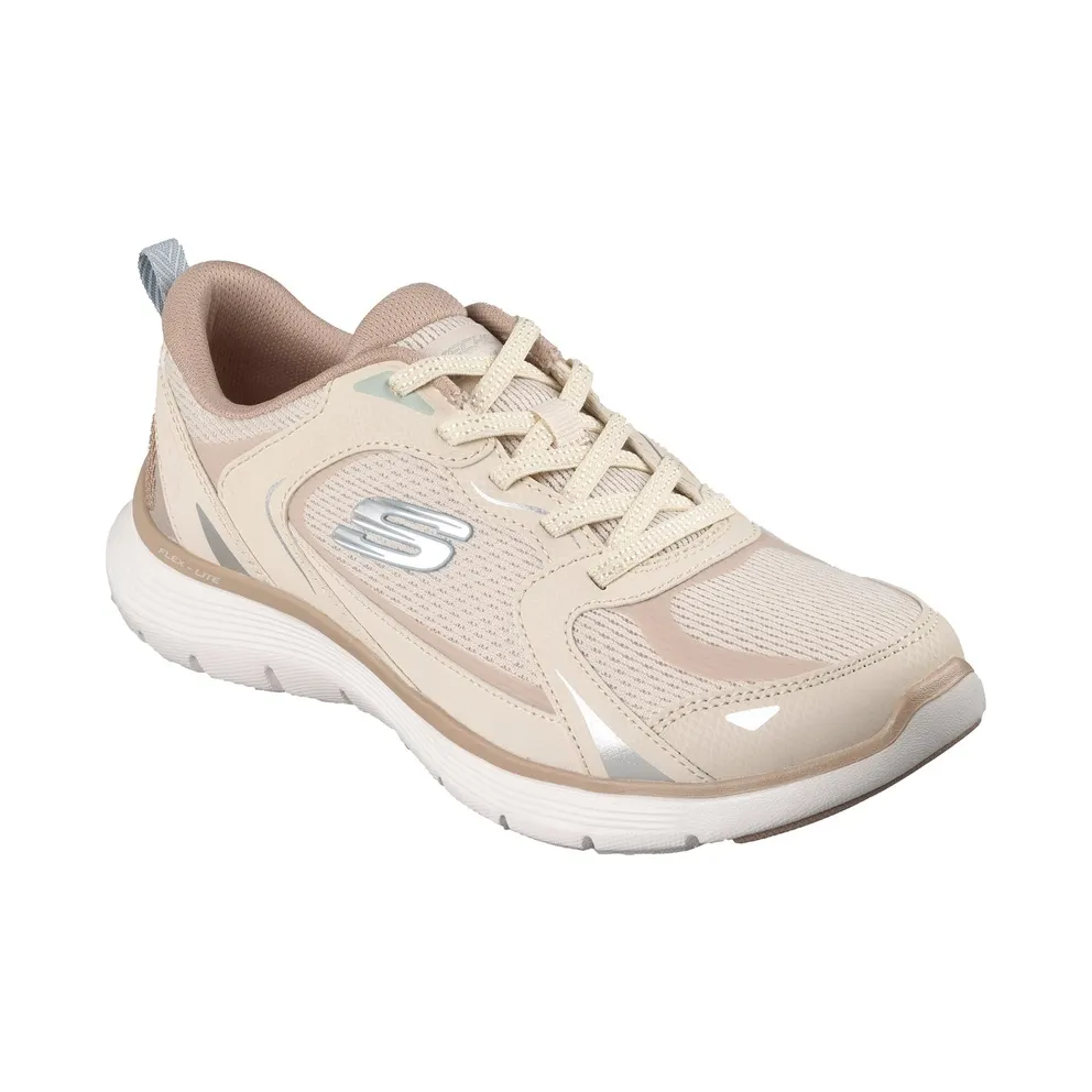 Skechers Flex Appeal 5.0 – Retro Rush Sneaker Natuurlijk