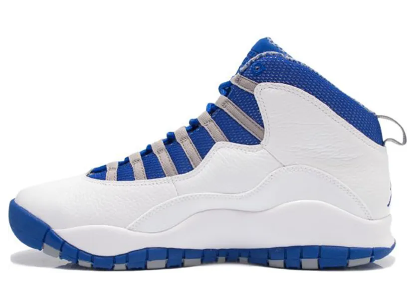 Air Jordan 10 Retro TXT ‘Old Royal’ White/Old Royal-Stealth (487214-107)