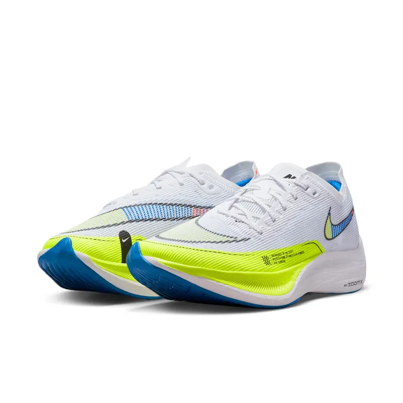 Nike ZoomX Vaporfly Next% 2 “White Volt Racer Blue” (CU4111-103)