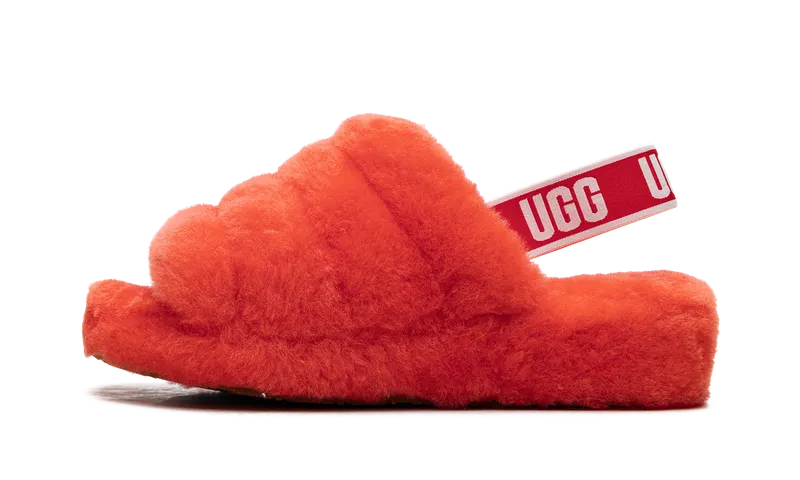 Ugg Fluff Yeah Slide “Red Currant” (1095119-RCRR)