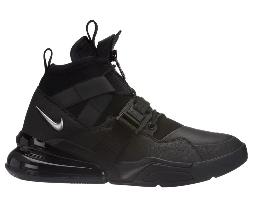 Nike Air Force 270 Utility Black Metallic Silver