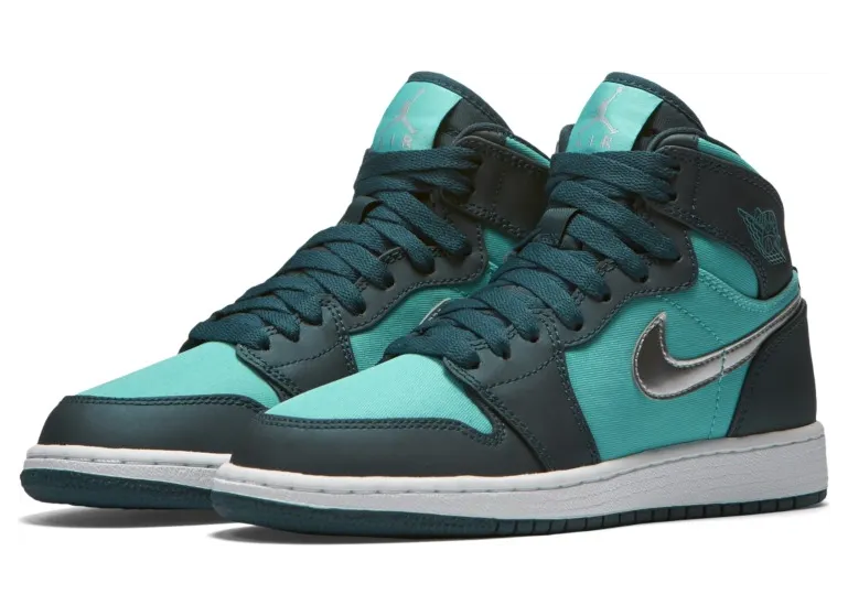Air Jordan 1 Retro High’Hyper Jade’ GS Medium Green (332148-318)