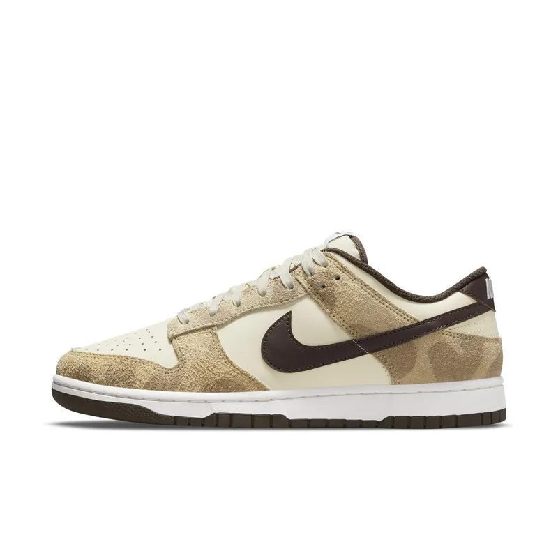 Nike Dunk Low Retro PRM Animal Pack Giraffe – “Beach / Baroque Brown-canvas-sail” (DH7913-200)