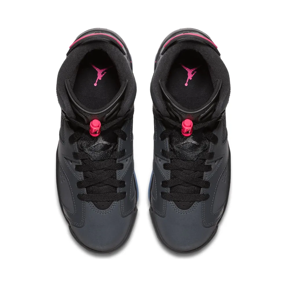 Jordan 6 Retro Hyper Pink (GS) Anthracite/Black-Hyper Pink (543390-008)