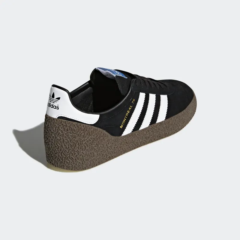 adidas  Montreal 76 Core Black Core Black/Running White/Gold Metallic (CQ2176)