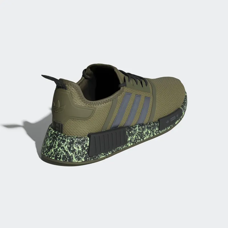 adidas NMD R1 Focus Olive Core Black Green Spark (ID5756)