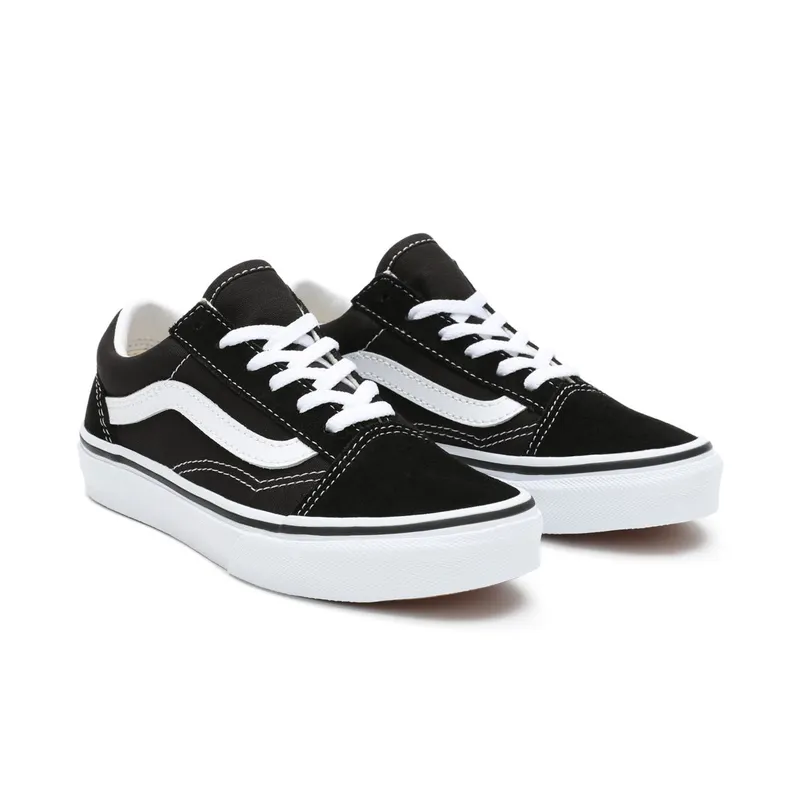 Vans Old Skool Black White (PS) Black/White (VN000W9T6BT)
