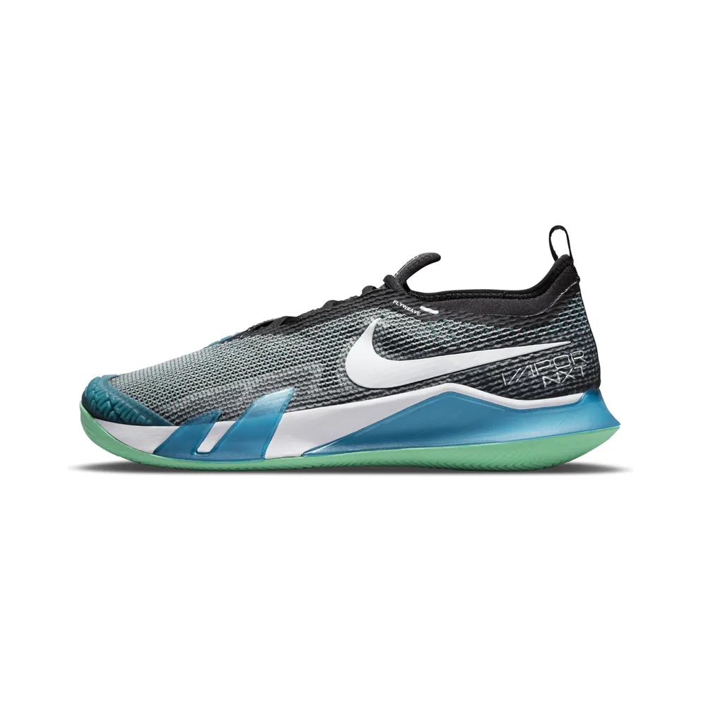 NikeCourt React Vapor Nxt (gravel) “Dark Teal Green / Black / Green Glow / White” (CV0726-324)