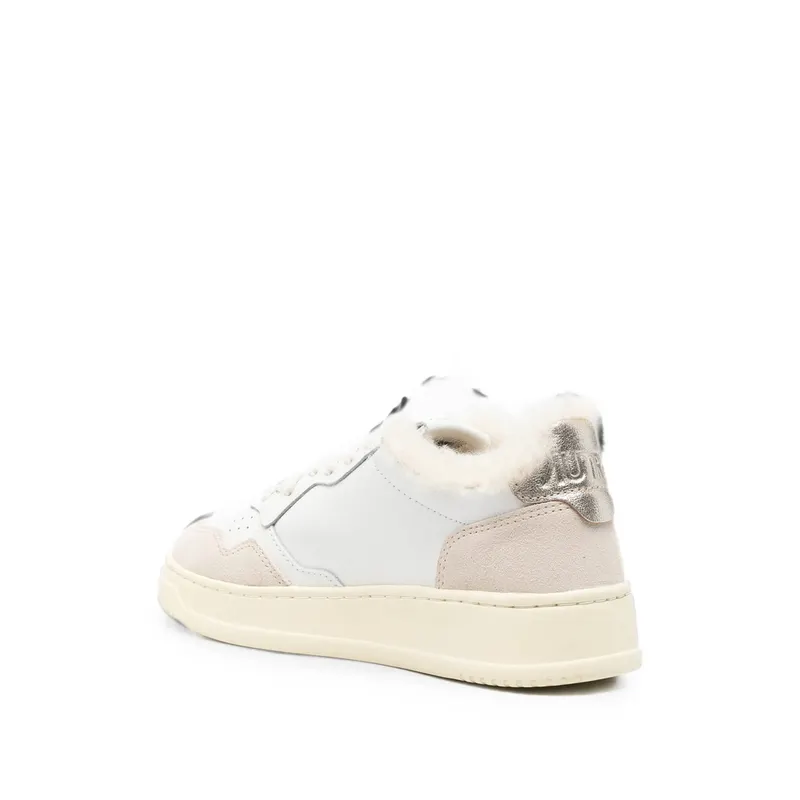 Autry Medalist “Shearling / White Neutrals” (AUXW LS75)