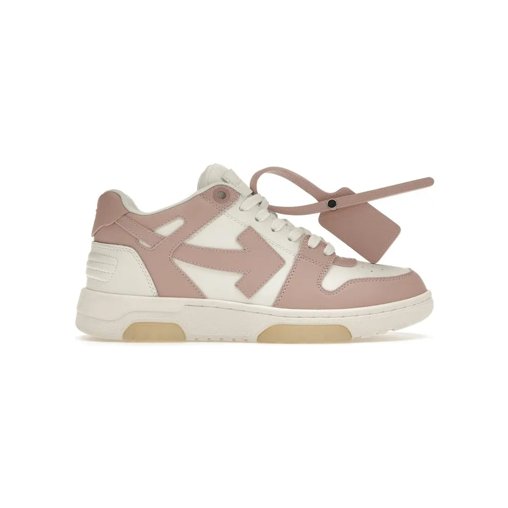 OFF-WHITE Out Of Office “OOO” Low Tops White Pink (OWIA259S22LEA0010130)