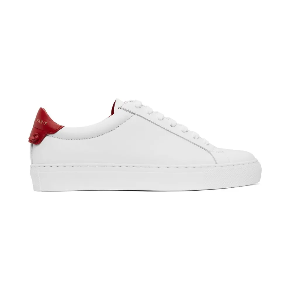 Givenchy White and Red Urban Street Sneakers (BE0003E0DC)
