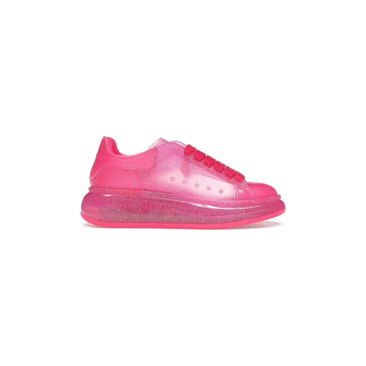 Alexander McQueen Oversized Bright Pink Glitter (718267-W4V21-5433)