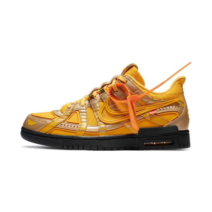 Nike Air Rubber Dunk x Off-White “University Gold / Black” (CU6015-700)