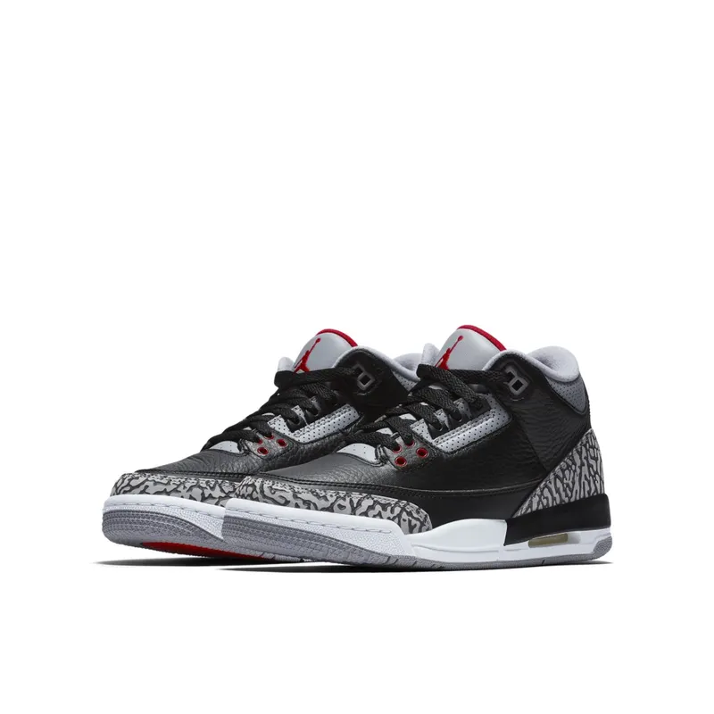 Air Jordan Nike AJ III 3 Retro OG ‘Black Cement’ (BG) (2018) (854261-001)