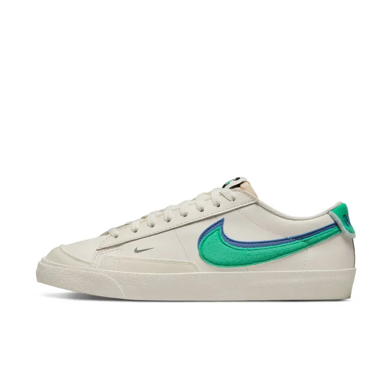 Nike Blazer Low 72 Double Swoosh Sail Green Blue (DO9777-001)