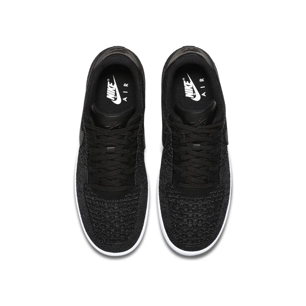 Nike Air Force 1 Flyknit Low Black White Black/Dark Grey/White (817419-004)