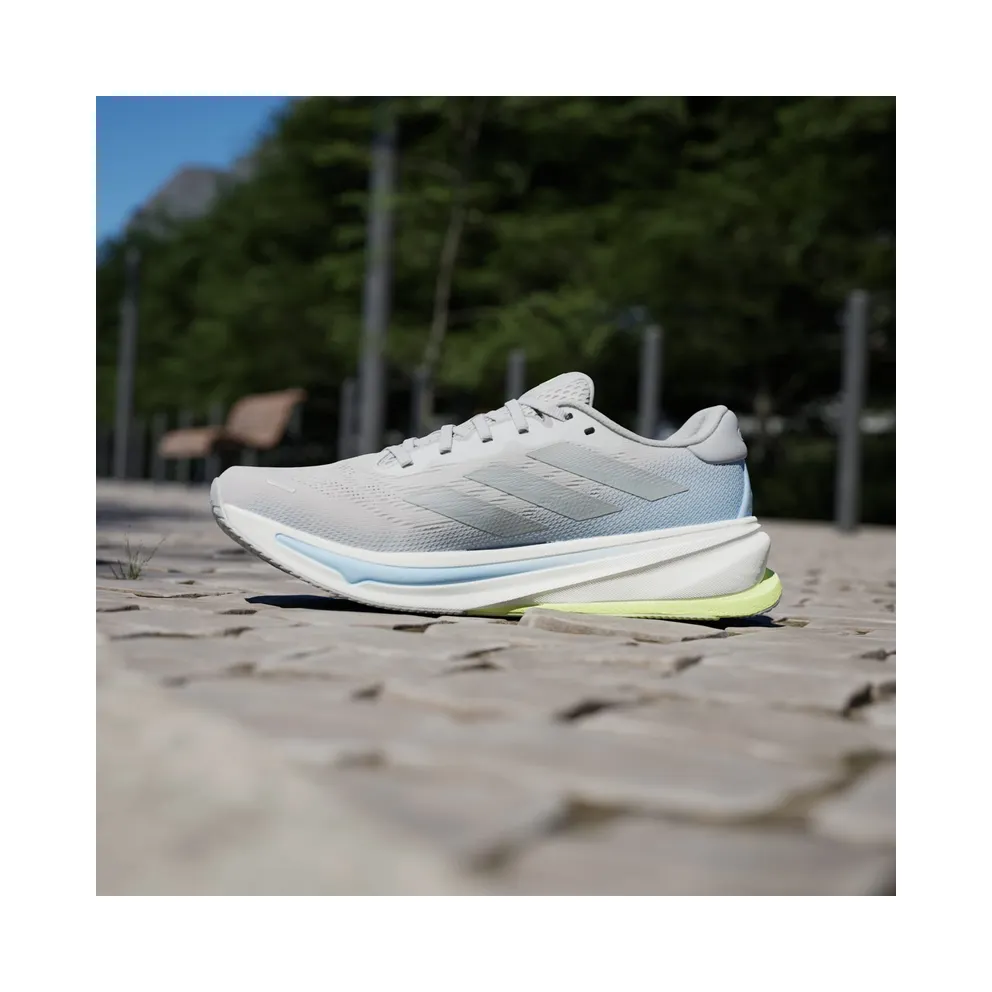 Adidas Supernova Rise 2 Running Shoes Grey Two / Matte Silver / Hi-Res Yellow (IH8708)