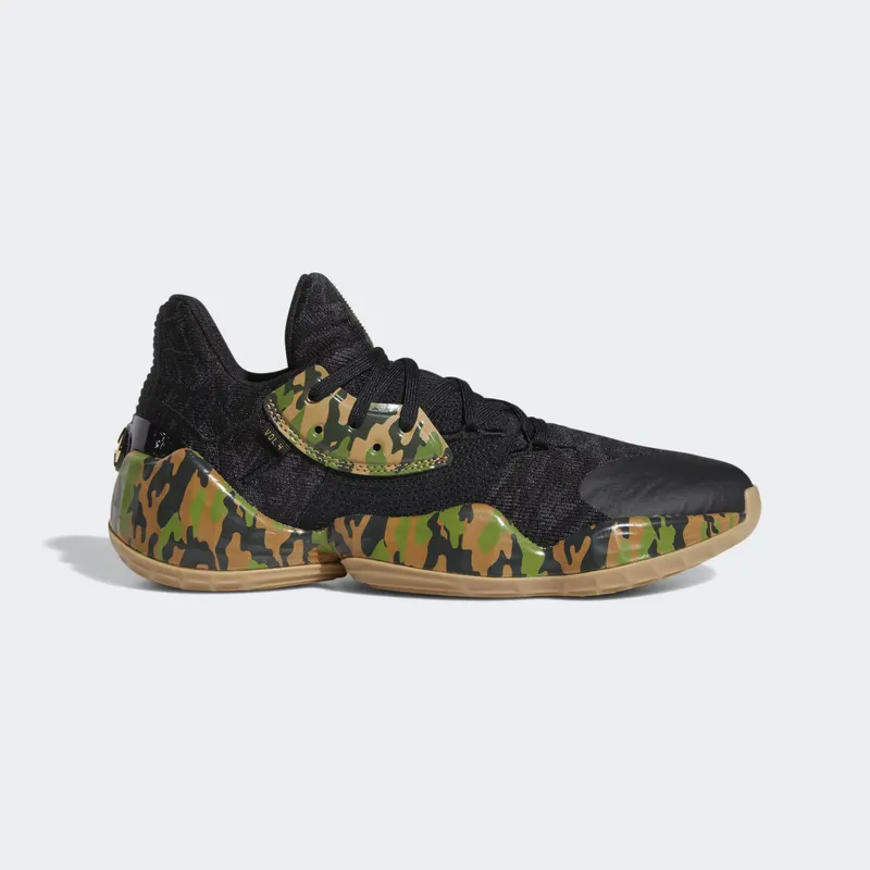 adidas  Harden Vol. 4 Black Camo Core Black/Tech Olive/Legend Earth (EF1259)