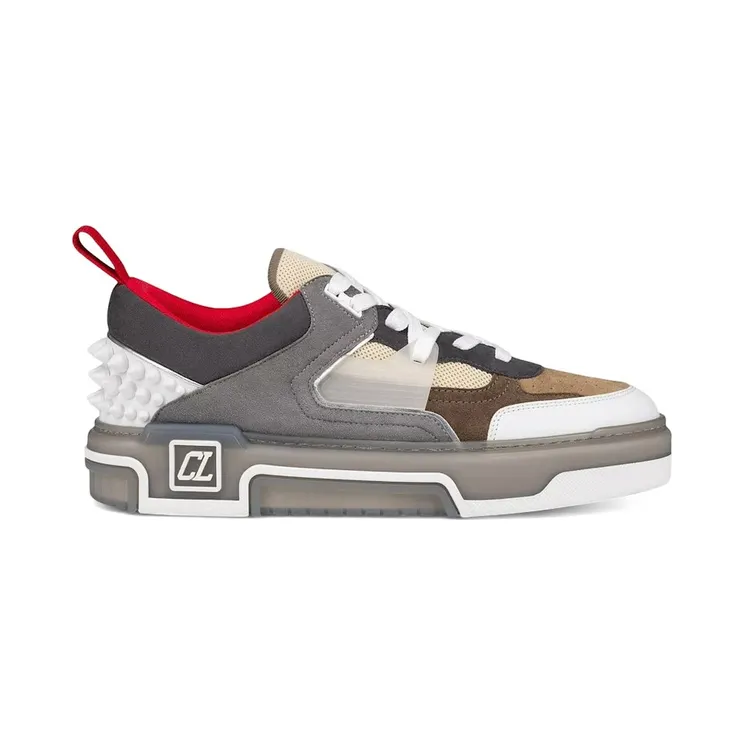 Christian Louboutin Astroloubi Flat Saharienne Smoke Grey (1240008 5722)
