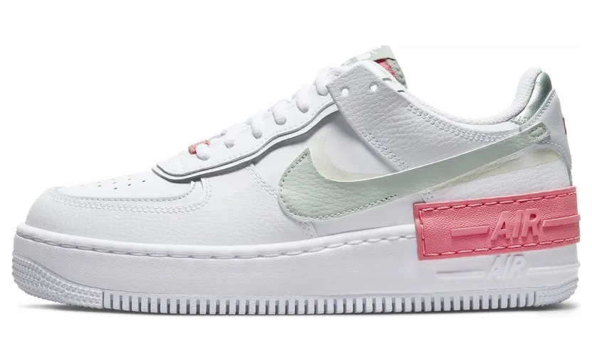 Nike Air Force 1 Shadow Archeo Pink – “White / Jade Smoke-seafoam-archeo Pink” (CI0919-112)