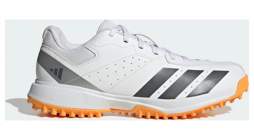 Adidas Howzat Spikeless Cricketschoenen Cloud White / Aurora Onix / Lucid Tangerine (JQ8547)