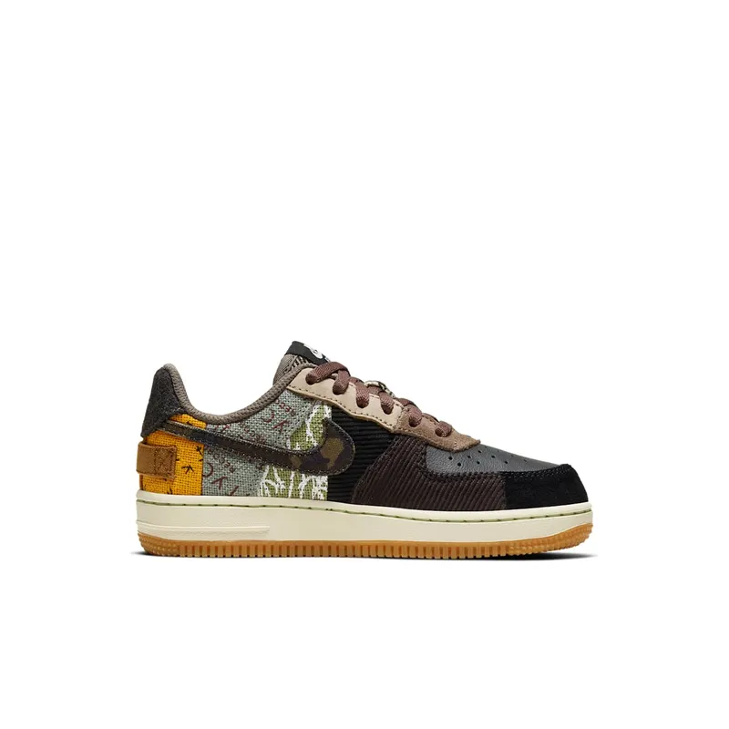 Nike x Travis Scott Air Force AF 1 Low Cactus Jack ‘Fossil’ (PS) (2019) (CQ4565-900)
