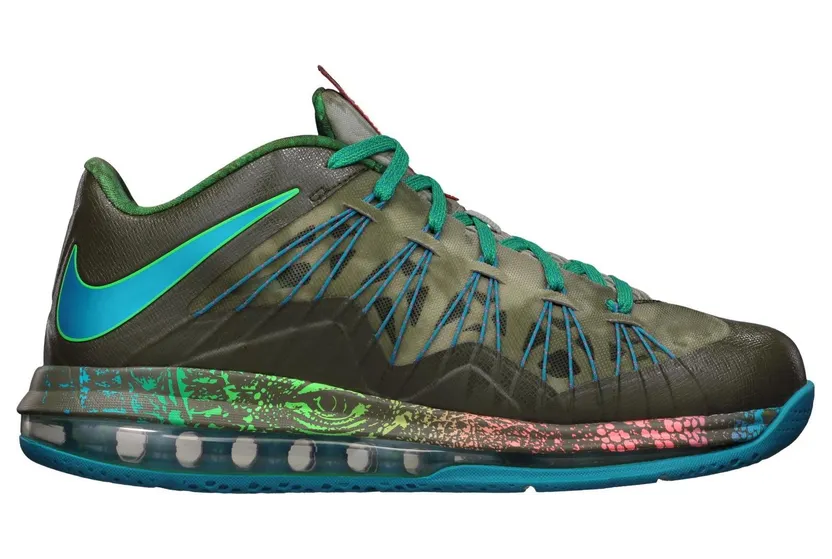 Nike LeBron 10 Low Swamp Thing (579765-301)