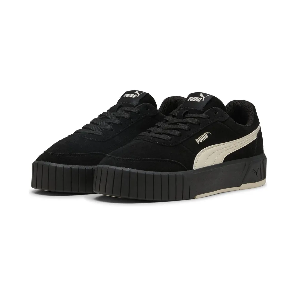 Puma Carina Mia Suede “Puma Black / Alpine Snow” (402638_05)