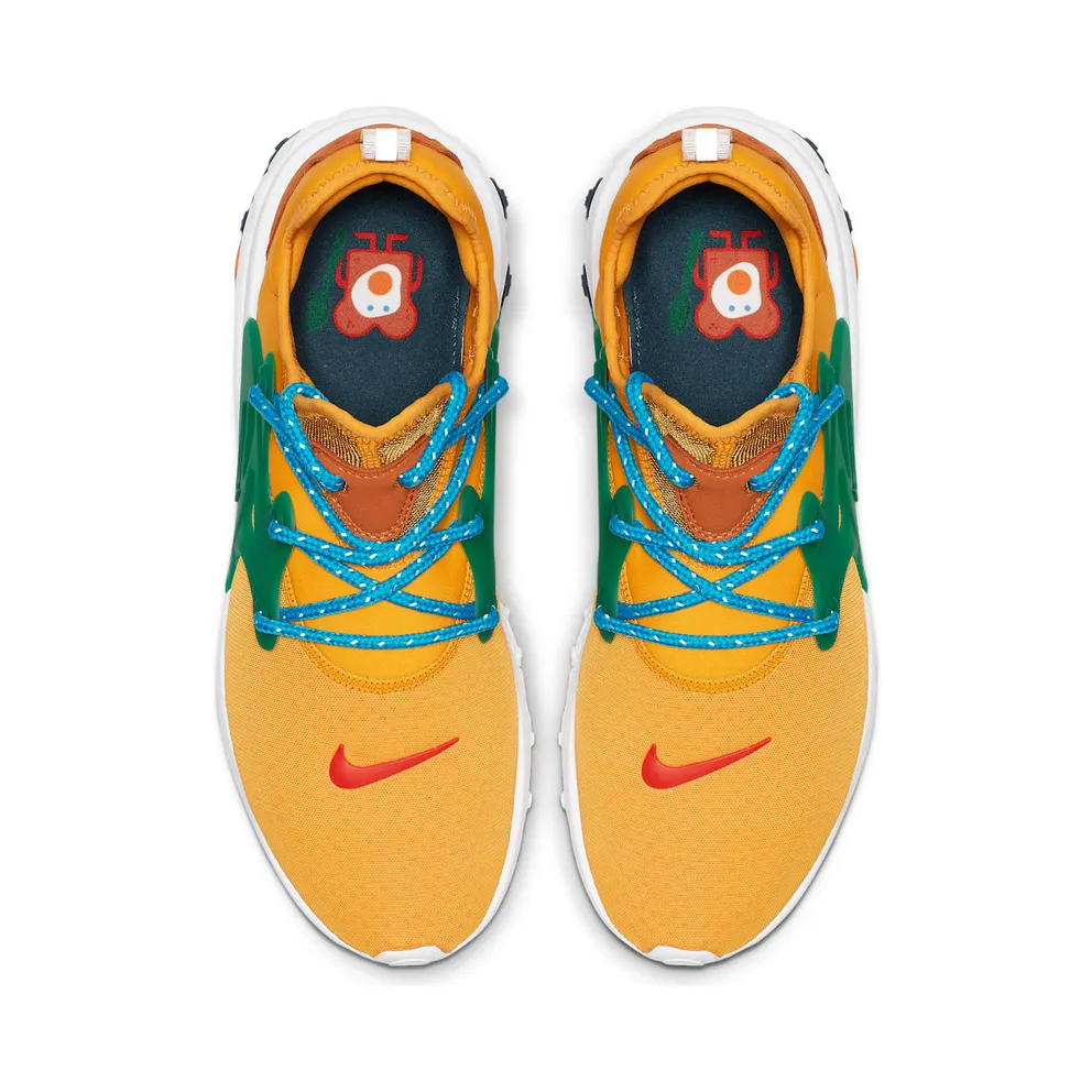 Nike React Presto Breakfast University Gold/Habanero Red-Mystic Green-Cinder Orange-University Blue-Blue Force (AV2605-701)