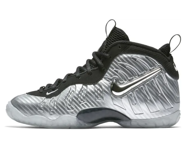 Nike Little Posite Pro’Silver Surfer’ GS Metallic Silver (644792-007)
