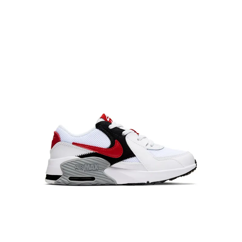 Nike Air Max Excee White University Red (PS) White/Black/Wolf Grey (CD6892-105)
