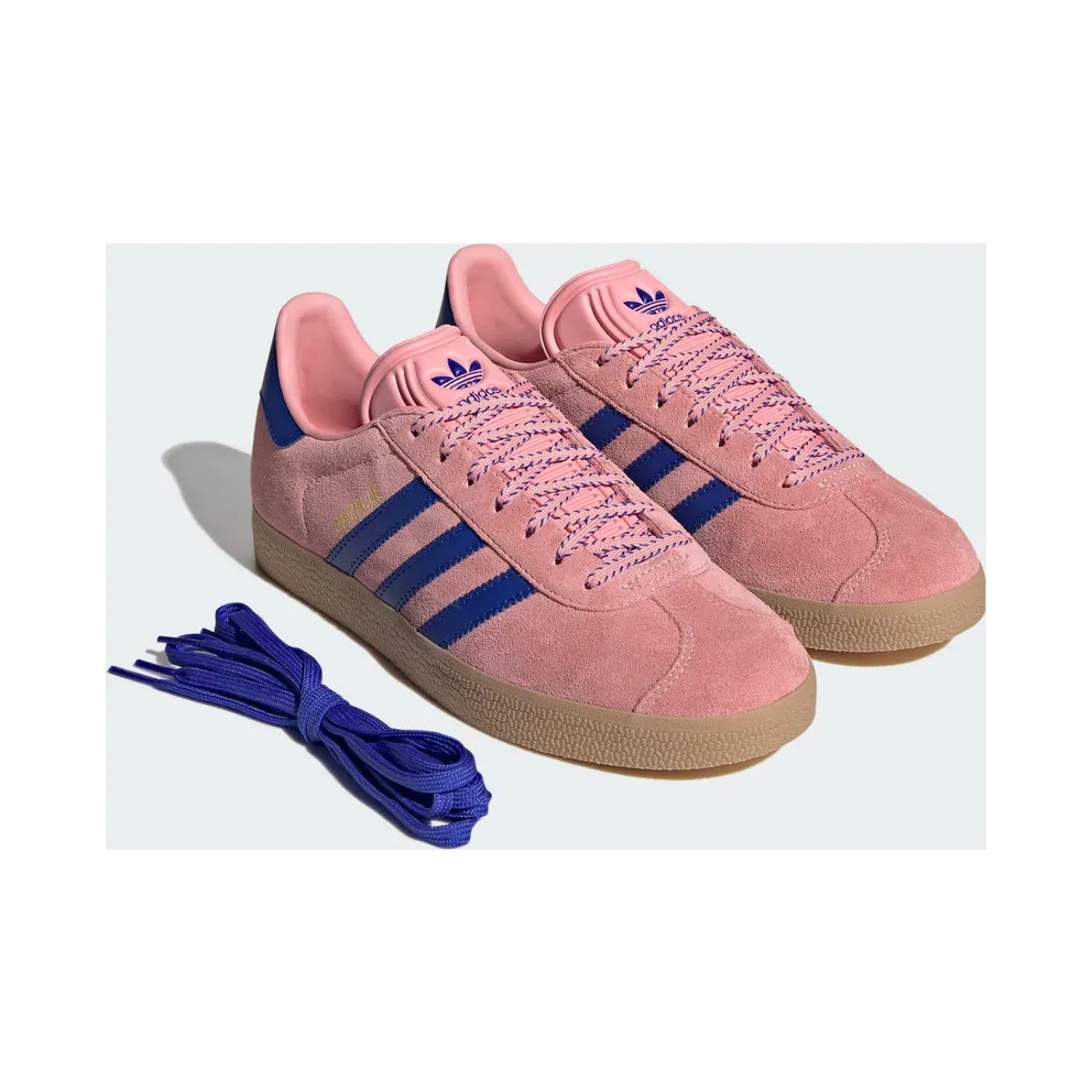 adidas Gazelle Semi Pink Spark Lucid Blue Pure Sulfur (JH7213)