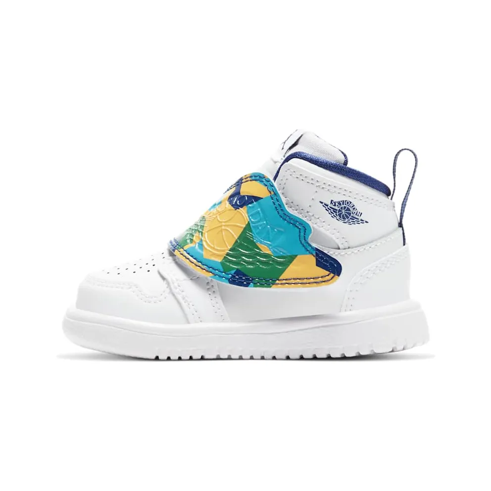 Jordan Sky 1 White Multi (TD) White/Total Orange-University Gold-Court Purple (BQ7196-100)