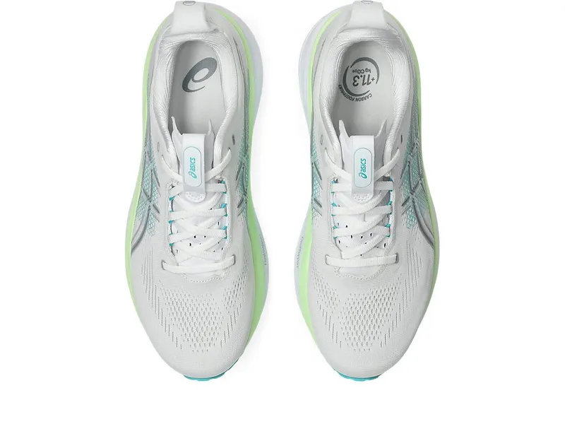 ASICS GEL-KAYANO 33 “White / Energy Aqua” (1011C167-100)