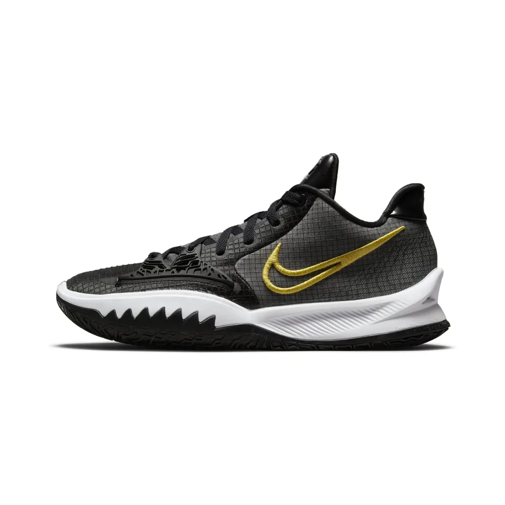 Nike Kyrie Low 4 “Black / White / Metallic Gold” (CW3985-001)