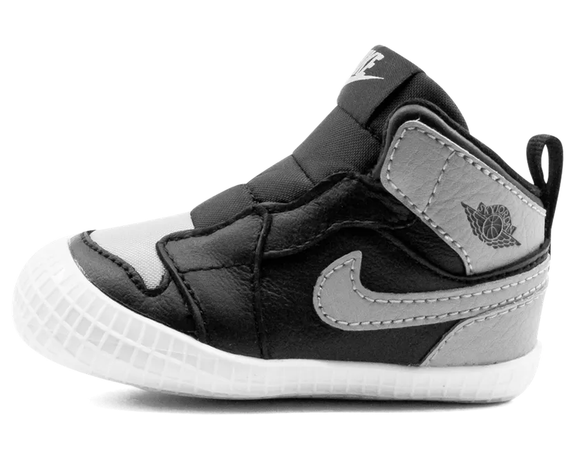 Jordan 1 Crib Bootie Black Medium Grey (I)
