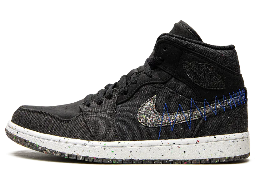 Jordan 1 Mid Crater Black (DM3529-001)