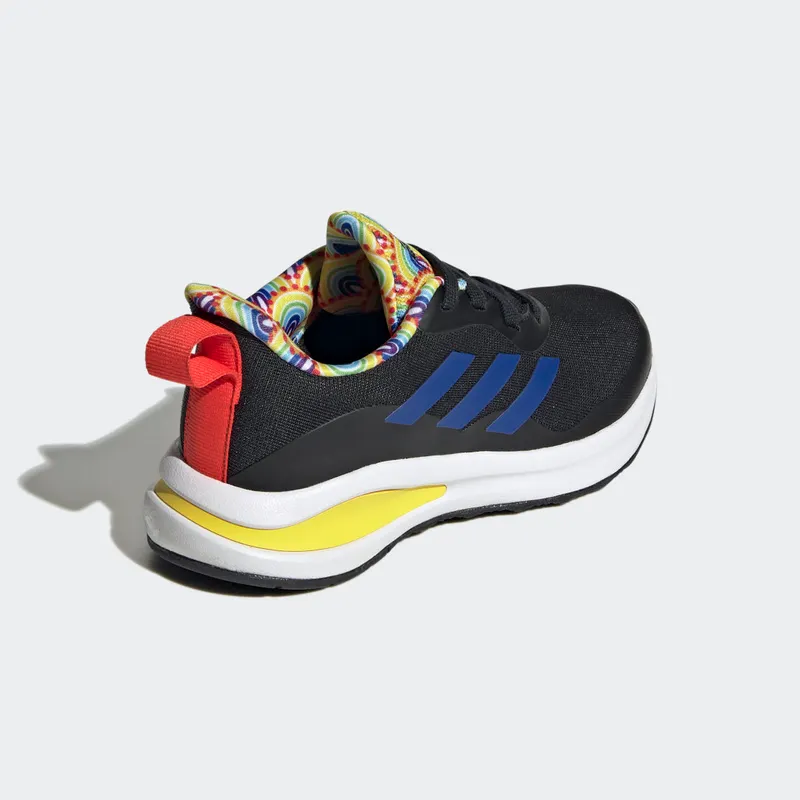 Adidas FortaRun Sport Running Lace Core Black / Royal Blue / Impact Yellow (HR1443)