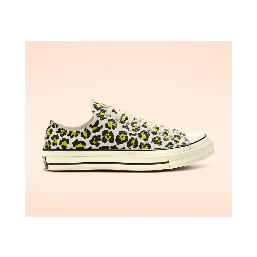 Converse Chuck Taylor All Star 70 Ox Leopard White Bold Lime (164410C)