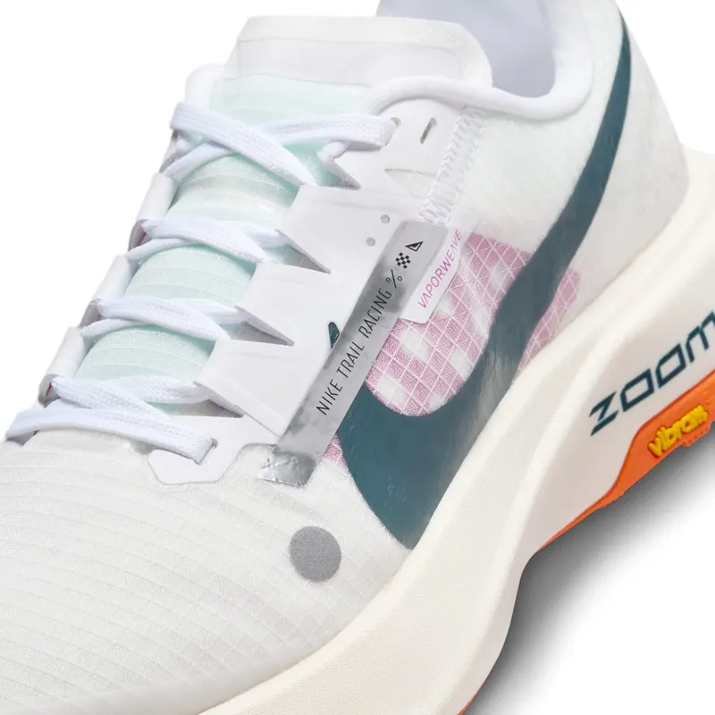 Nike ZoomX Ultrafly Trail White Safety Orange Vivid Grape (DZ0489-101)