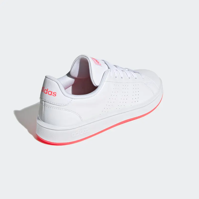 Adidas Advantage Base Cloud White / Cloud White / Signal Pink (FW0987)