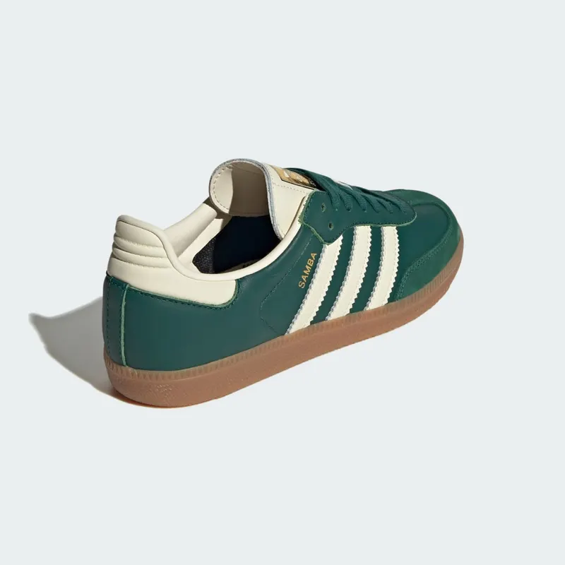 adidas Samba OG Collegiate Green / Cream White / Gold Metallic (IE0872)