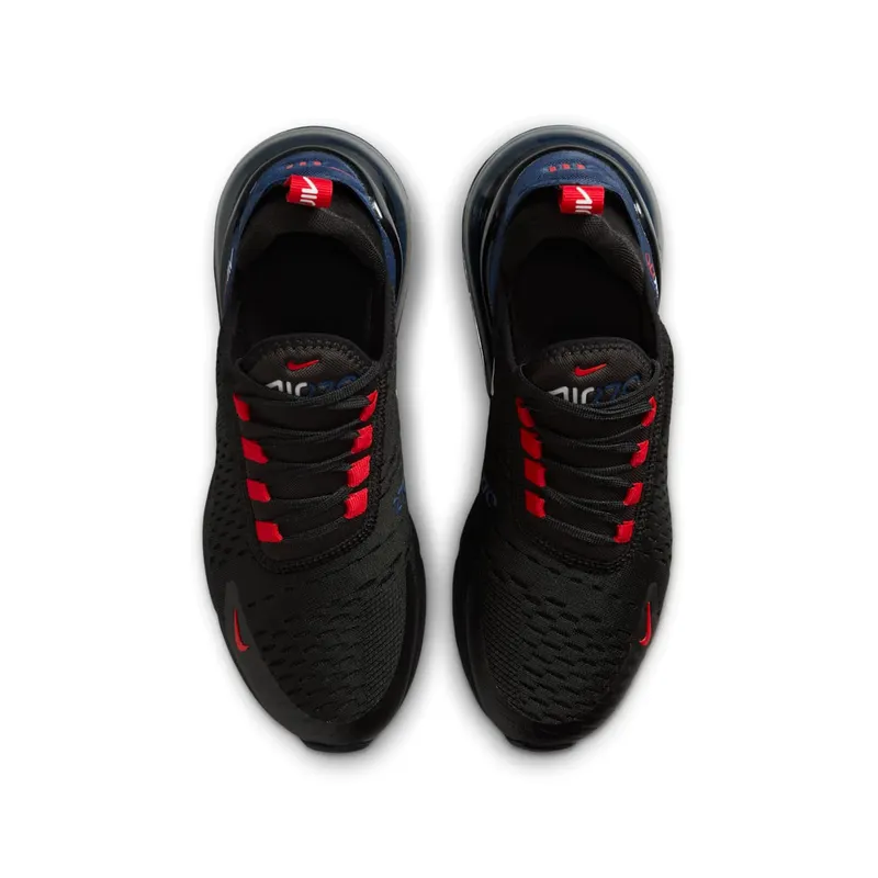 Nike Air Max 270 Black Midnight Navy Red (HJ9565-001)